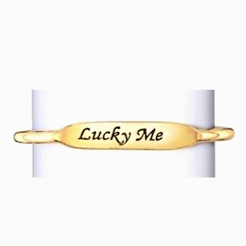 Avon Lucky Me / I Am Fabulous Bracelet - Goldtone